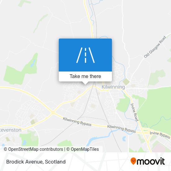 Brodick Avenue map