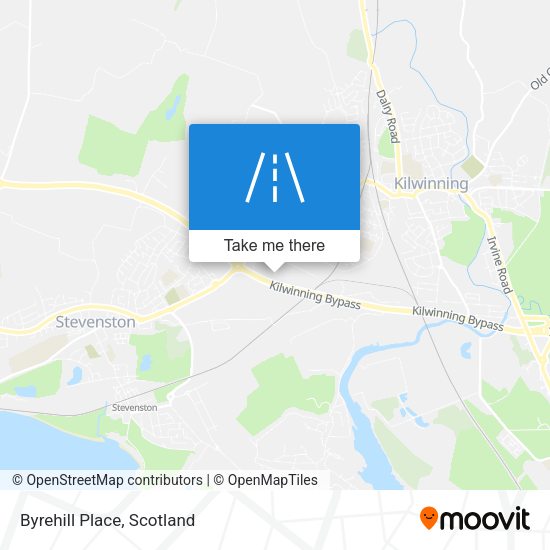 Byrehill Place map