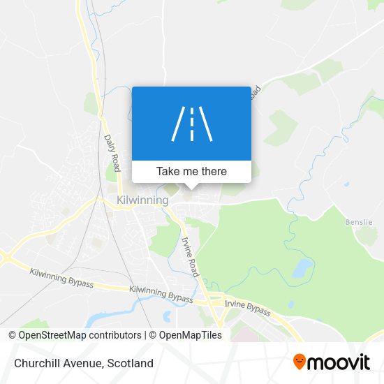 Churchill Avenue map