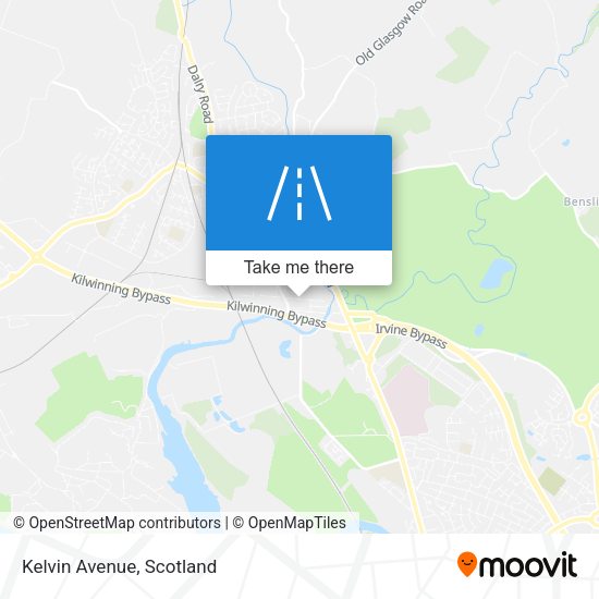 Kelvin Avenue map