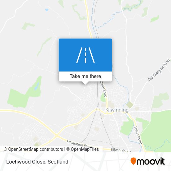 Lochwood Close map