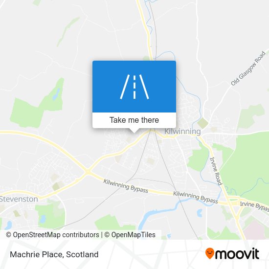 Machrie Place map