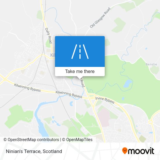 Ninian's Terrace map