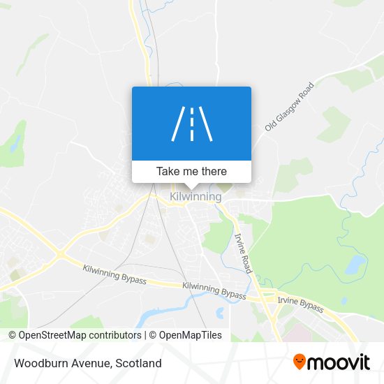 Woodburn Avenue map