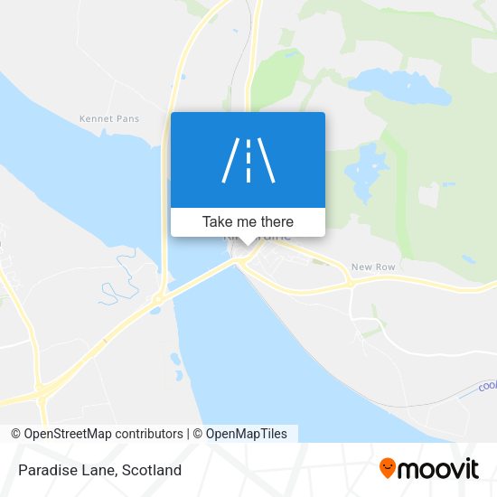 Paradise Lane map