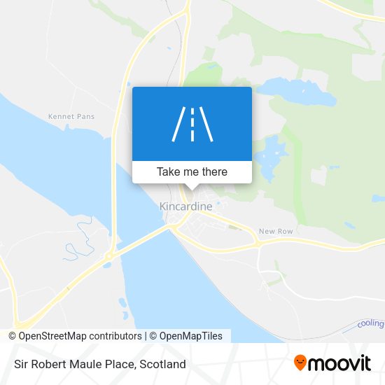 Sir Robert Maule Place map