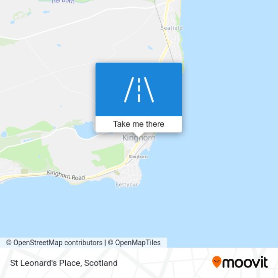 St Leonard's Place map
