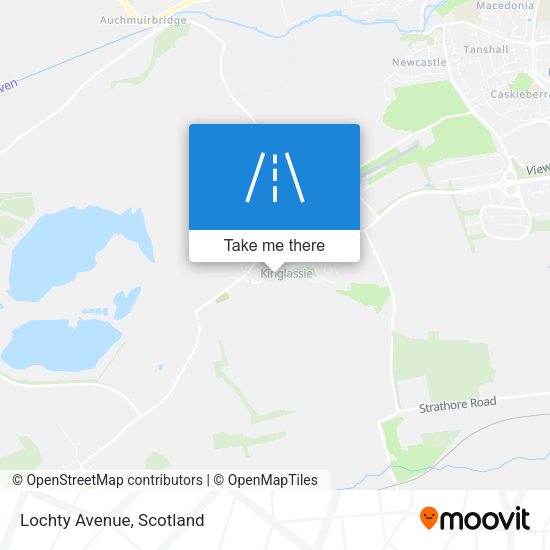 Lochty Avenue map