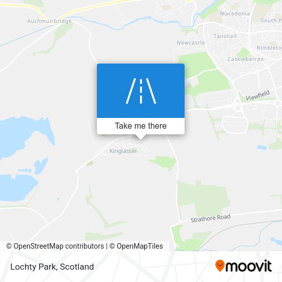 Lochty Park map
