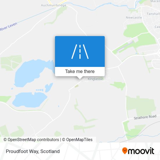 Proudfoot Way map