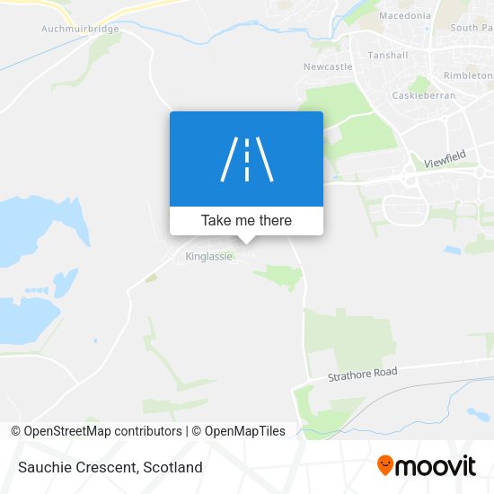 Sauchie Crescent map