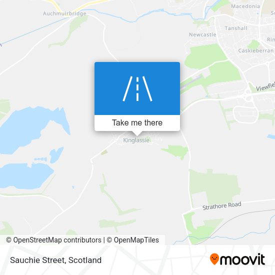 Sauchie Street map