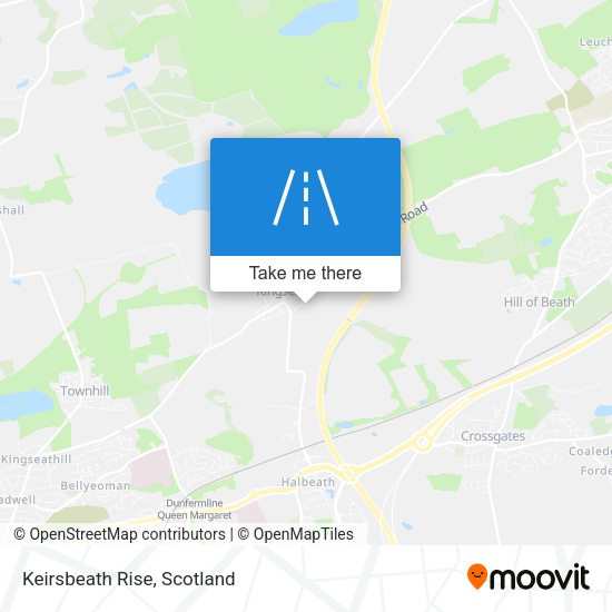Keirsbeath Rise map