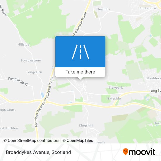Broaddykes Avenue map