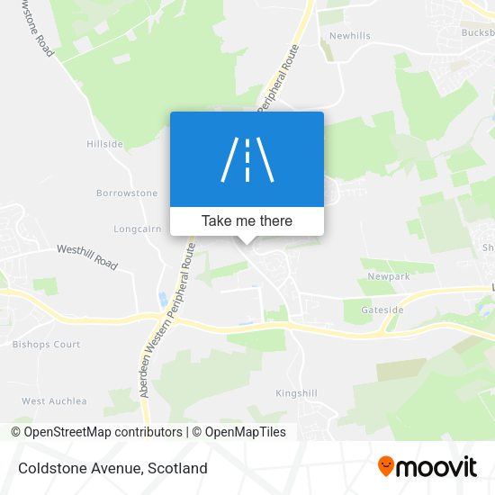 Coldstone Avenue map