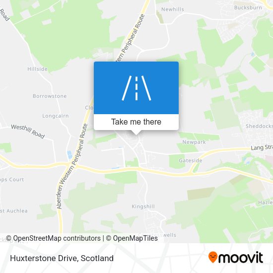 Huxterstone Drive map