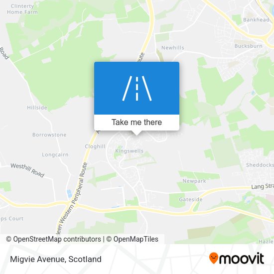 Migvie Avenue map