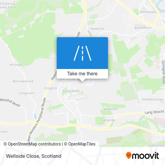 Wellside Close map
