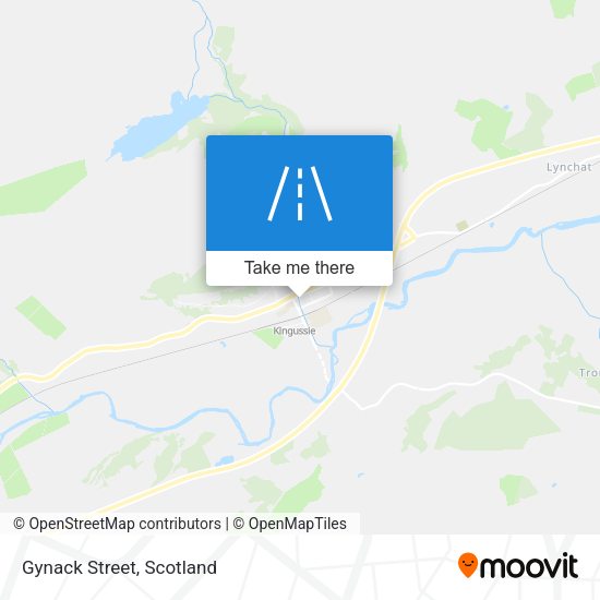 Gynack Street map