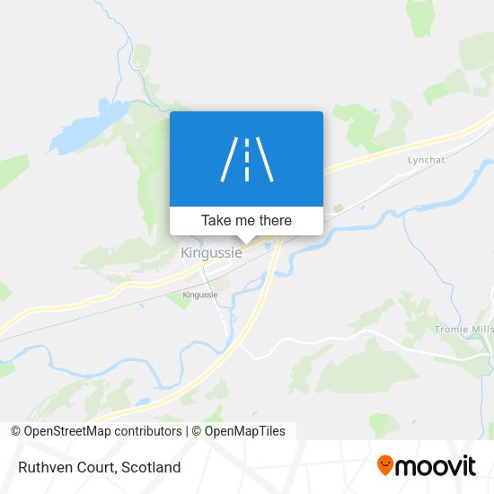 Ruthven Court map