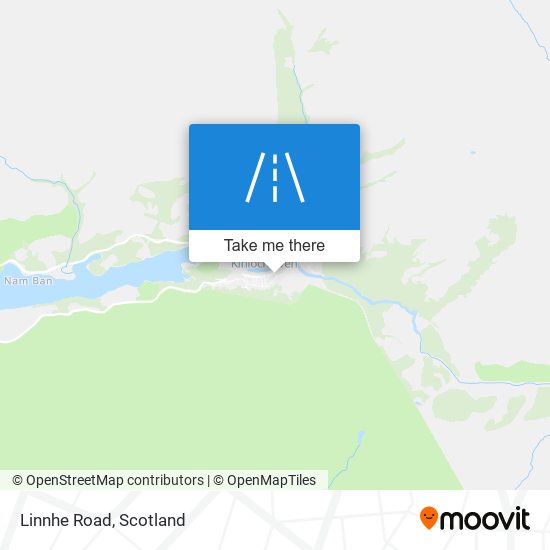 Linnhe Road map