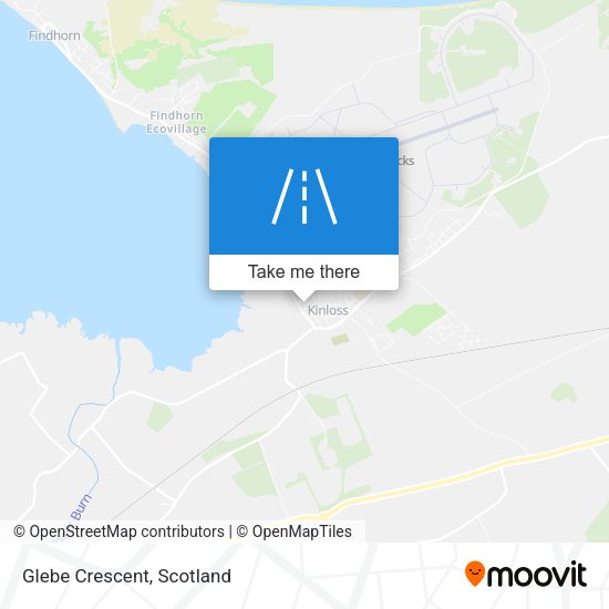Glebe Crescent map