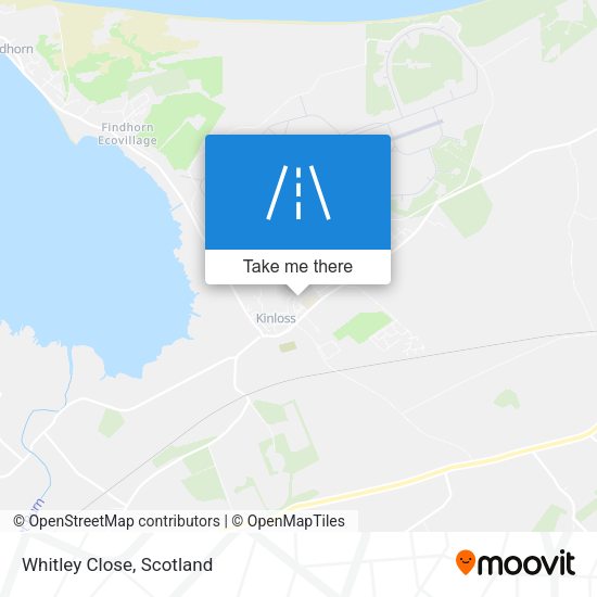 Whitley Close map