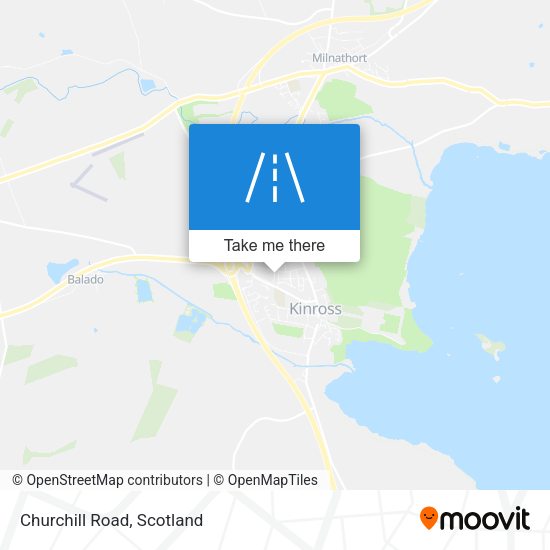 Churchill Road map