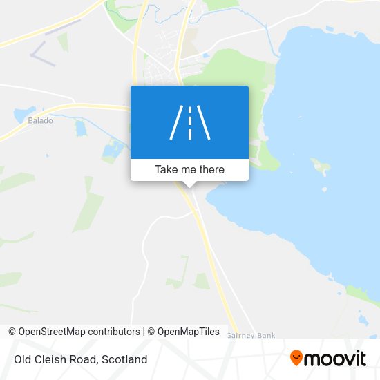 Old Cleish Road map