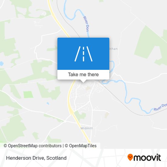 Henderson Drive map