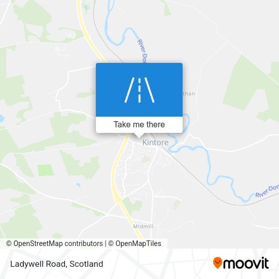 Ladywell Road map