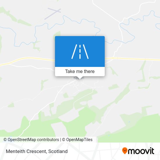 Menteith Crescent map