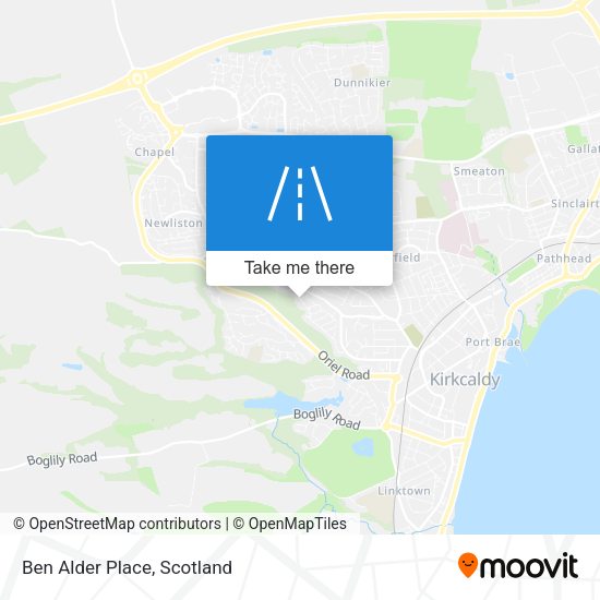 Ben Alder Place map