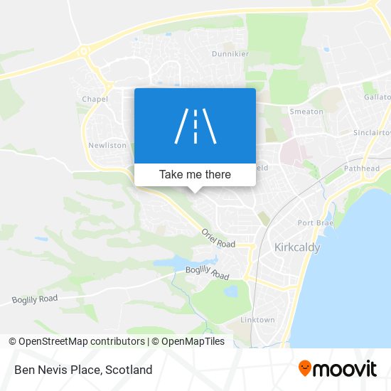 Ben Nevis Place map