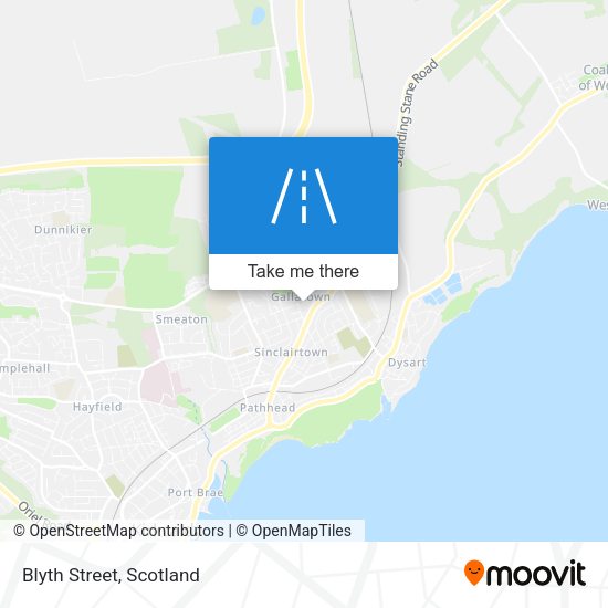 Blyth Street map