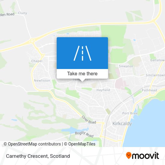 Carnethy Crescent map