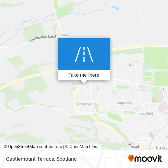 Castlemount Terrace map