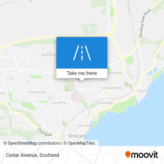 Cedar Avenue map