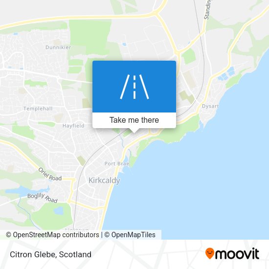 Citron Glebe map