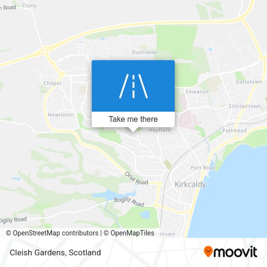 Cleish Gardens map