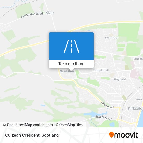 Culzean Crescent map
