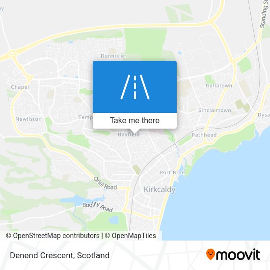 Denend Crescent map