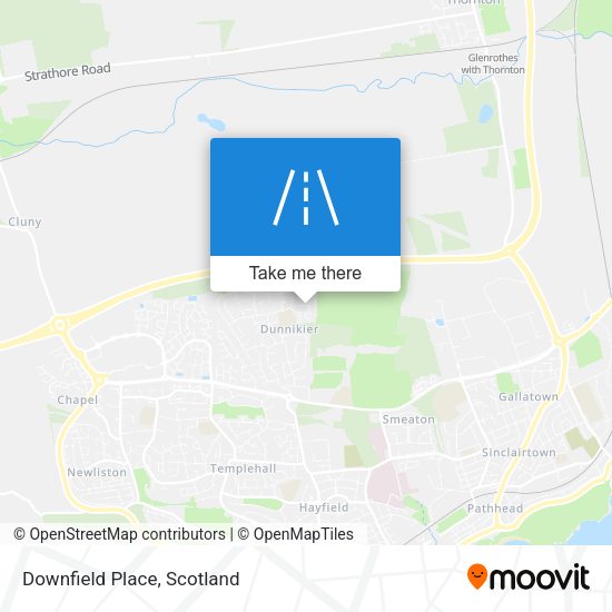 Downfield Place map