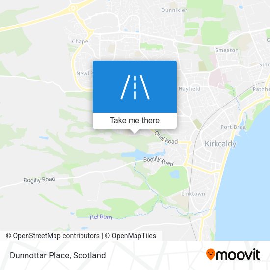 Dunnottar Place map