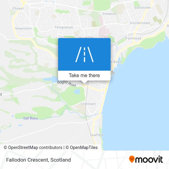 Fallodon Crescent map