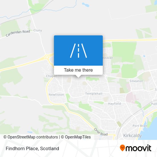 Findhorn Place map