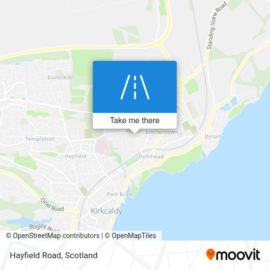 Hayfield Road map