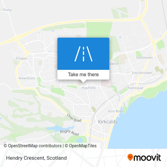 Hendry Crescent map