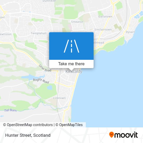 Hunter Street map