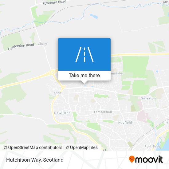 Hutchison Way map